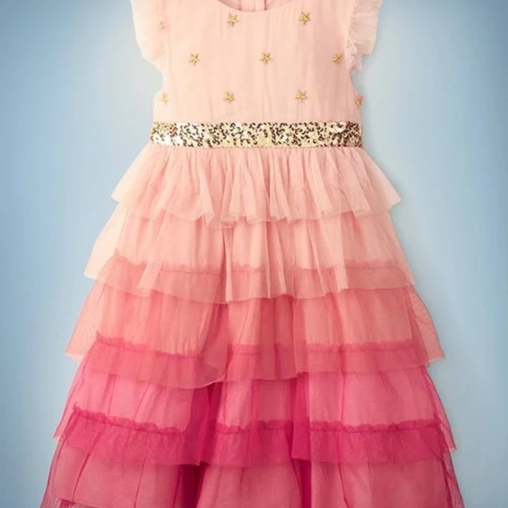 Mini Boden Yule Party Dress - Size 9-10